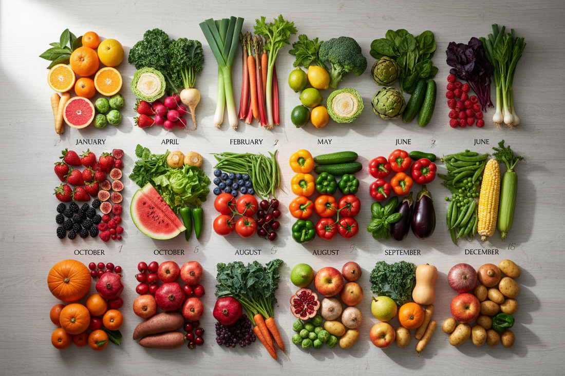 Fruits et Légumes de Saison : Le Guide Complet par Mois