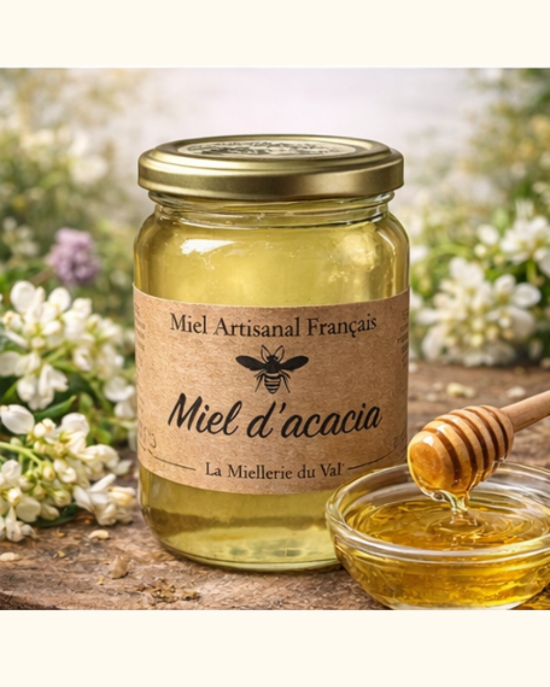 Miel de la Miellerie du Val - Apiculteur Local 500g - Vue 3 - Epicerie SIAM