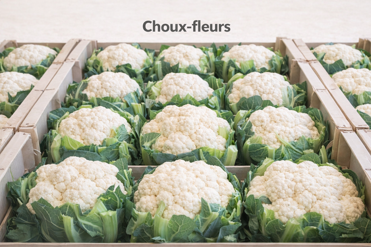 Chou-fleur (1 pièce) frais du marché de Rungis - Epicerie SIAM