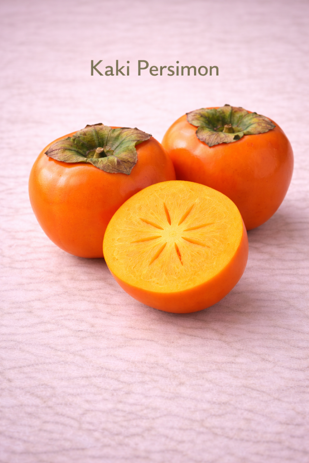 Kaki Persimon (1 pièce) frais du marché de Rungis - Epicerie SIAM