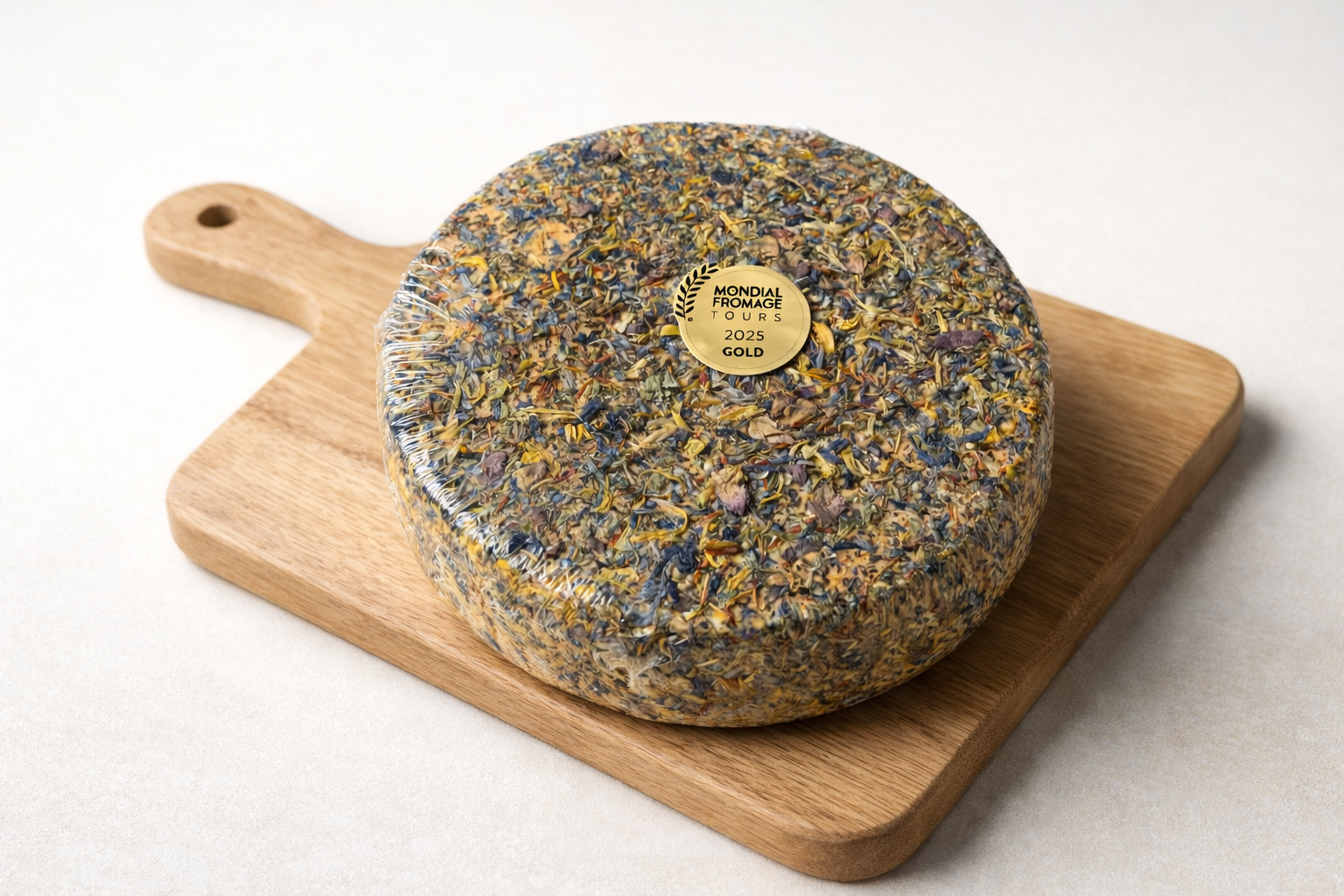 Tomme de Chèvre aux Fleurs - Championne du Monde (250g) - Vue 2 - Epicerie SIAM