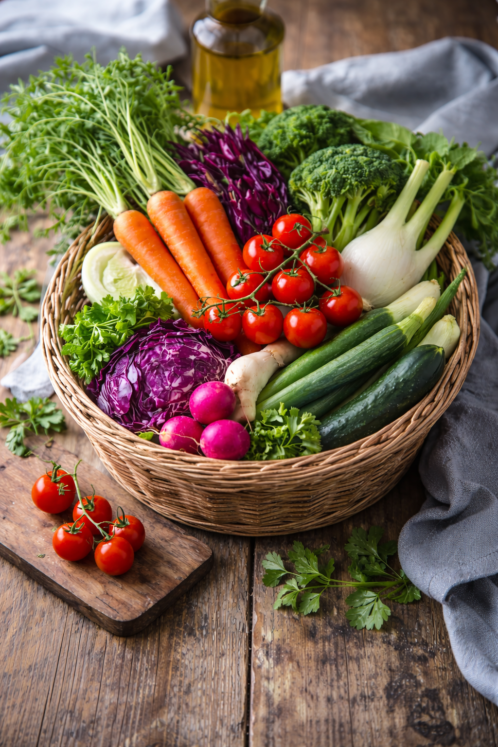 Panier Légumes de Saison (4kg environ) - Panier frais du marché de Rungis - Epicerie SIAM