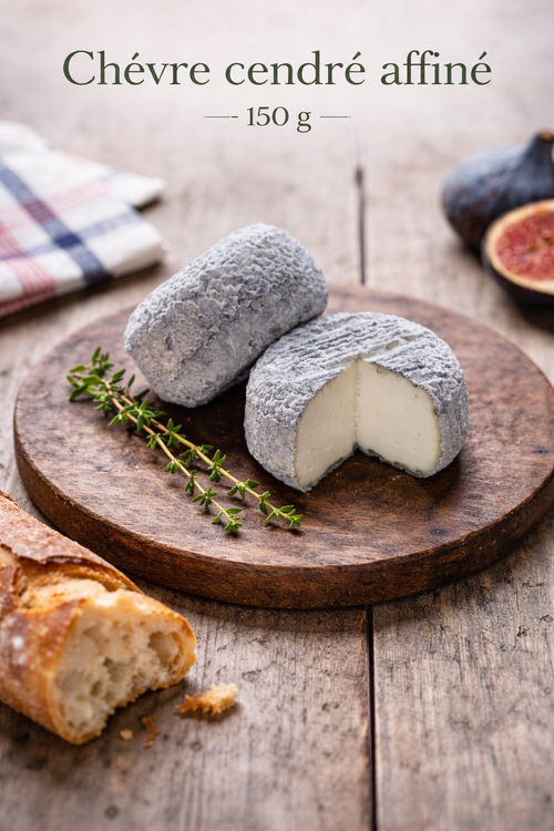 Chèvre cendré (150g) - Fromage frais Epicerie SIAM