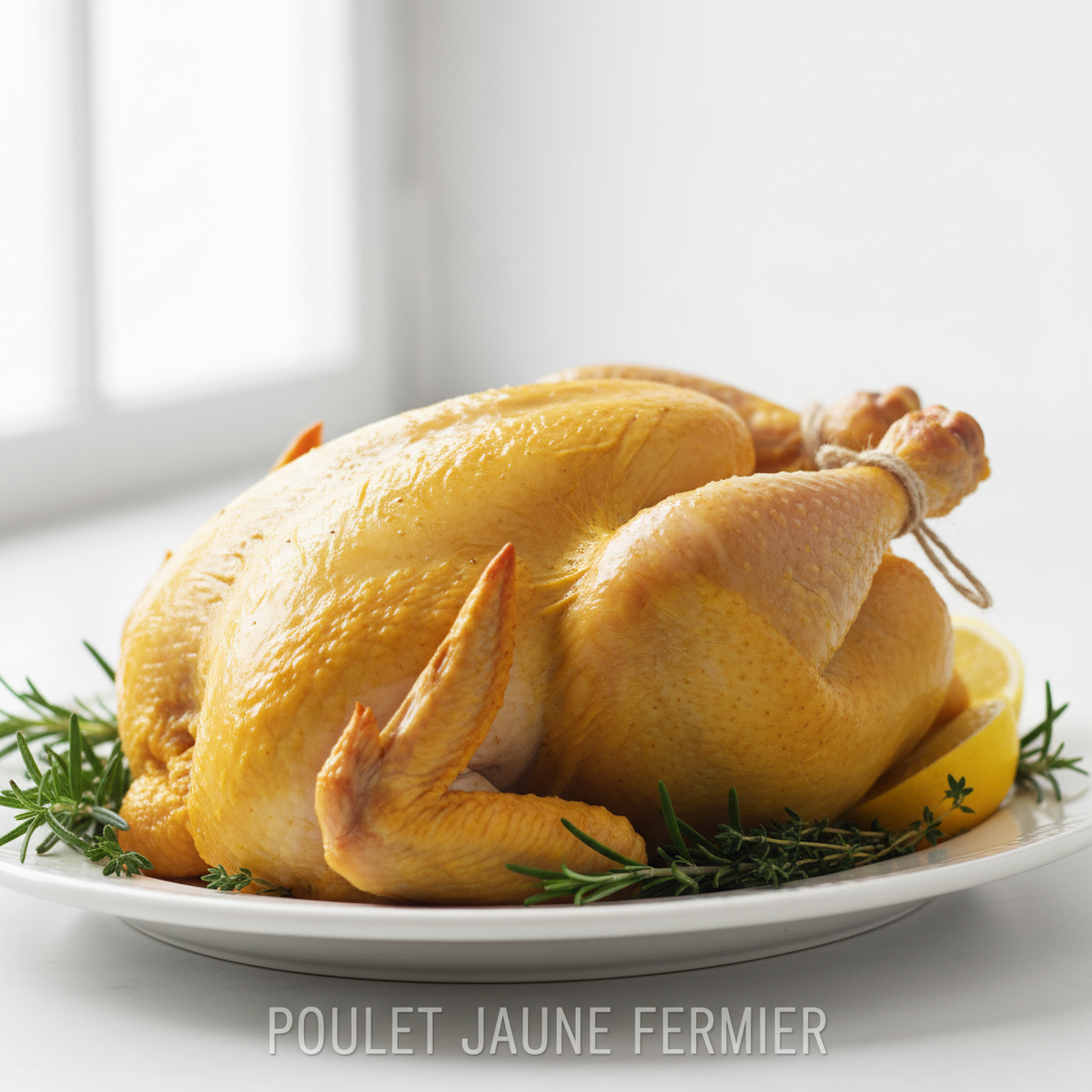 Poulet Jaune Fermier Entier - Vue 2 - Epicerie SIAM